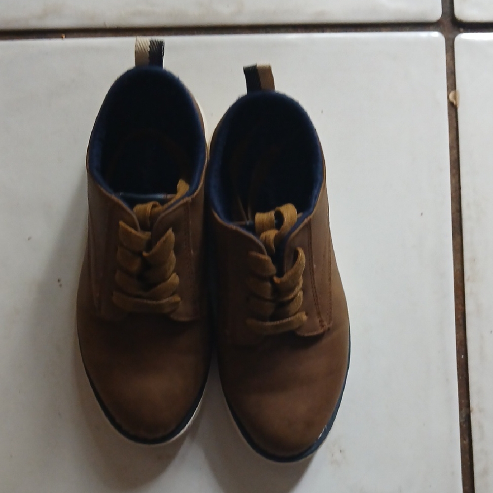 Cat & Jack Brown Chukka Boots with Suede Finish